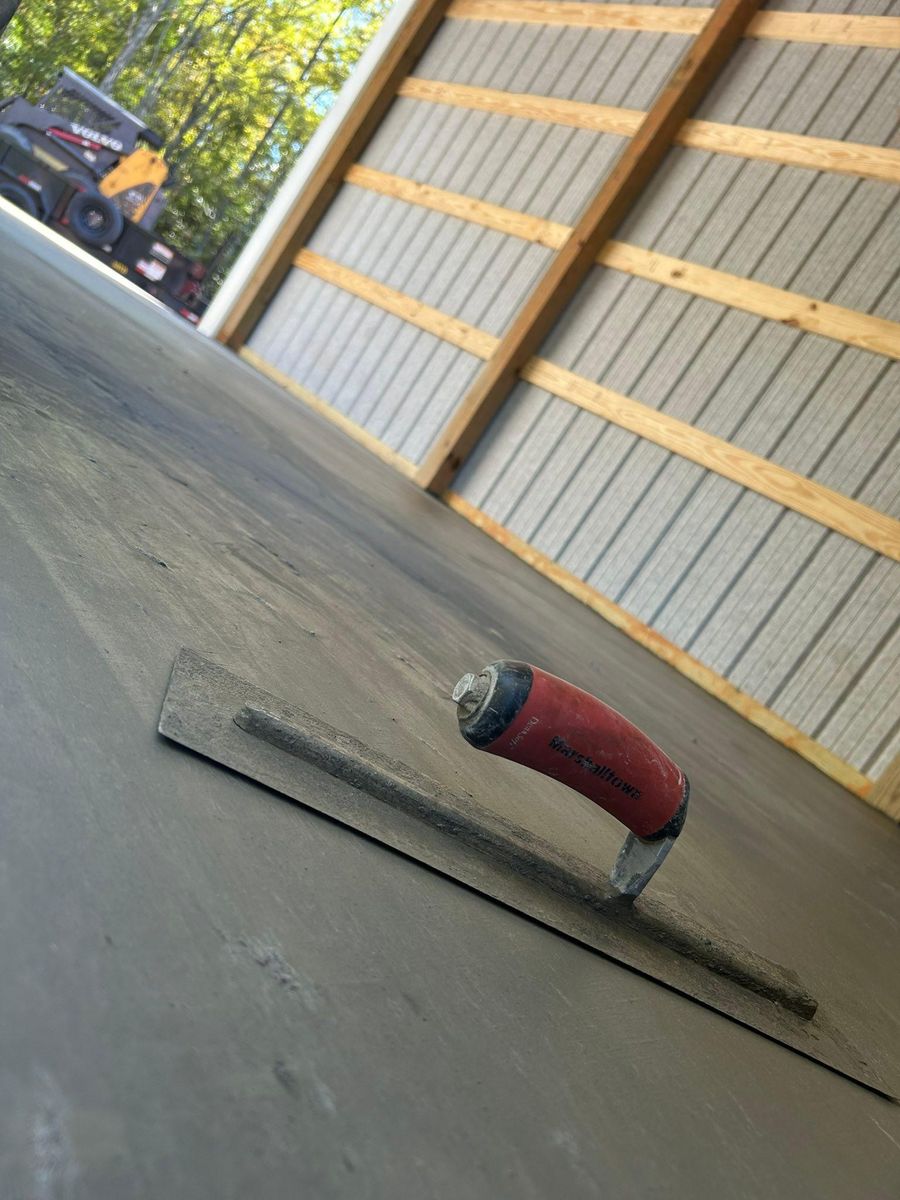 Concrete Slab Construction for Big League Concrete and Grading in Batesburg-Leesville, SC