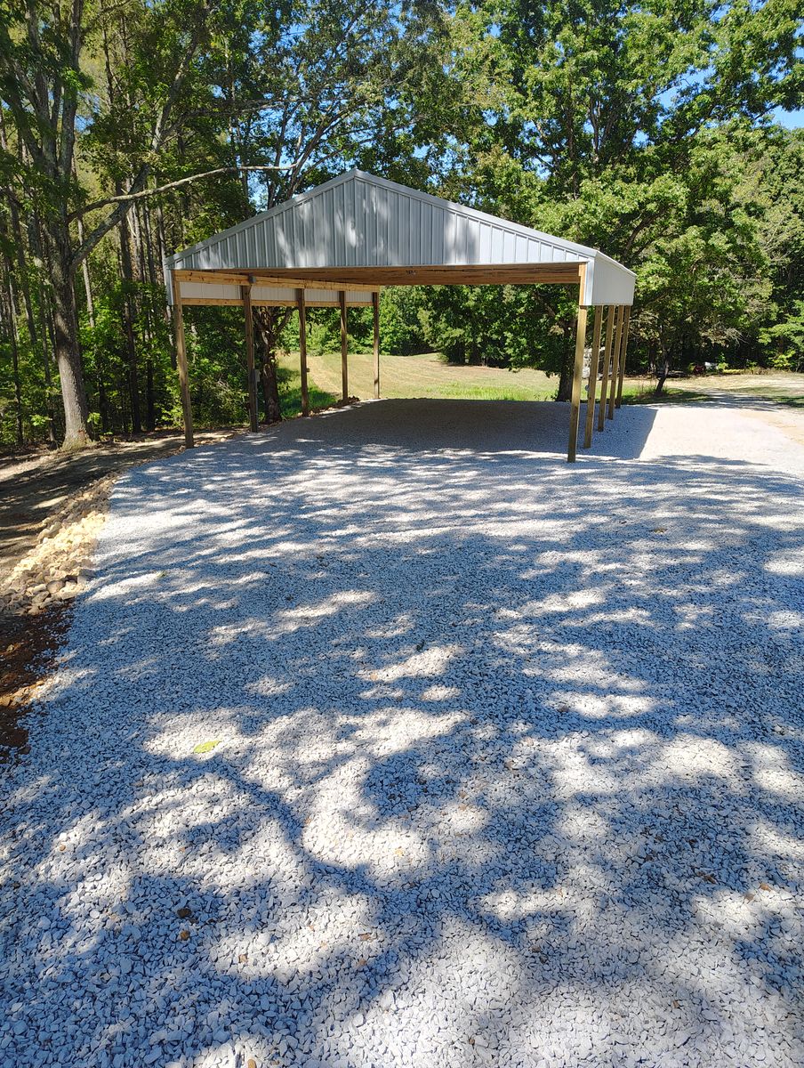 Pole Barns for 5 Star Land Management in Beech Bluff, TN