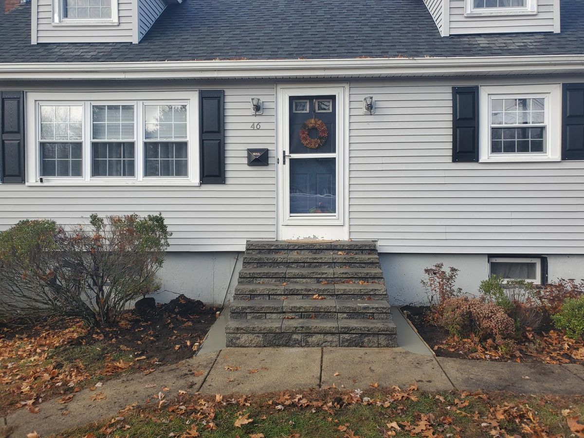 Step Installation for James T. Coughlan Restoration in Brockton, MA