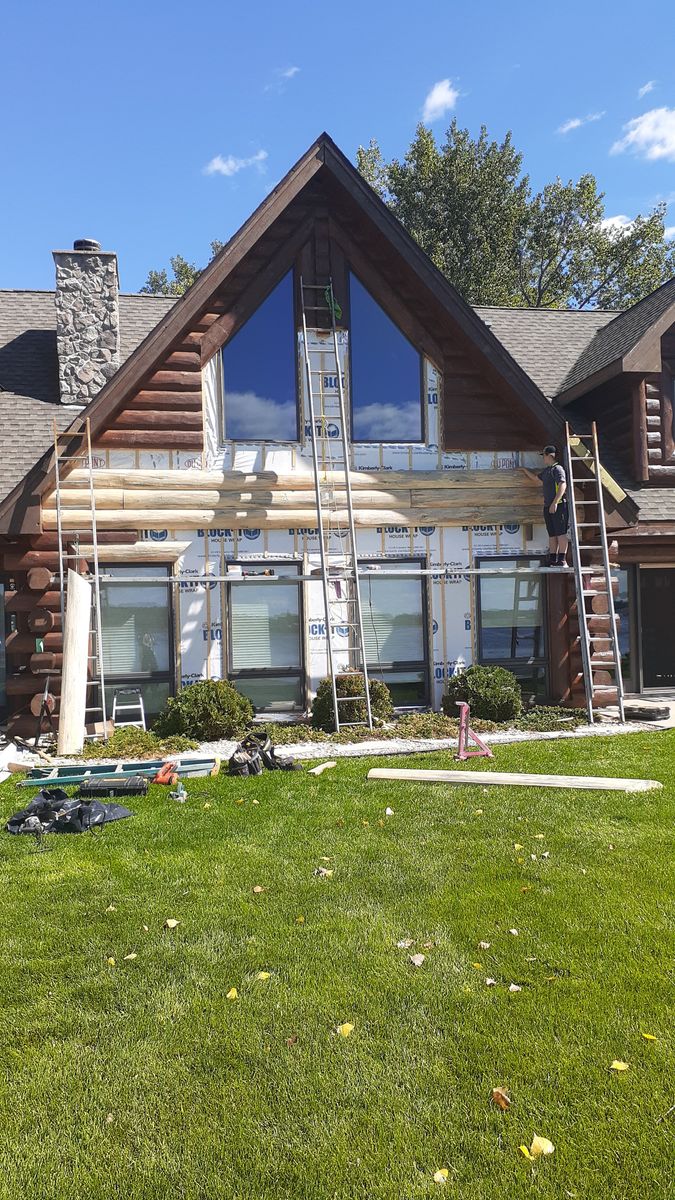 Log Replacement for Final Coat Drywall & Painting LLC in Hendrix , MN