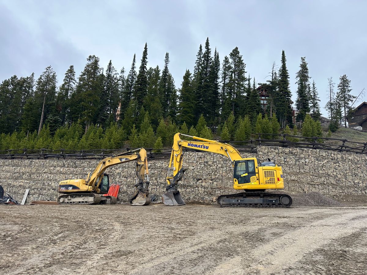 Grading /Dirt Work for R&H Homes in Bozeman, MT