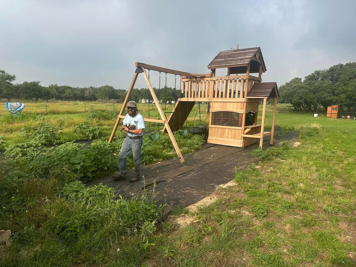 Play scape set ups for CrossCut in Kempner, TX