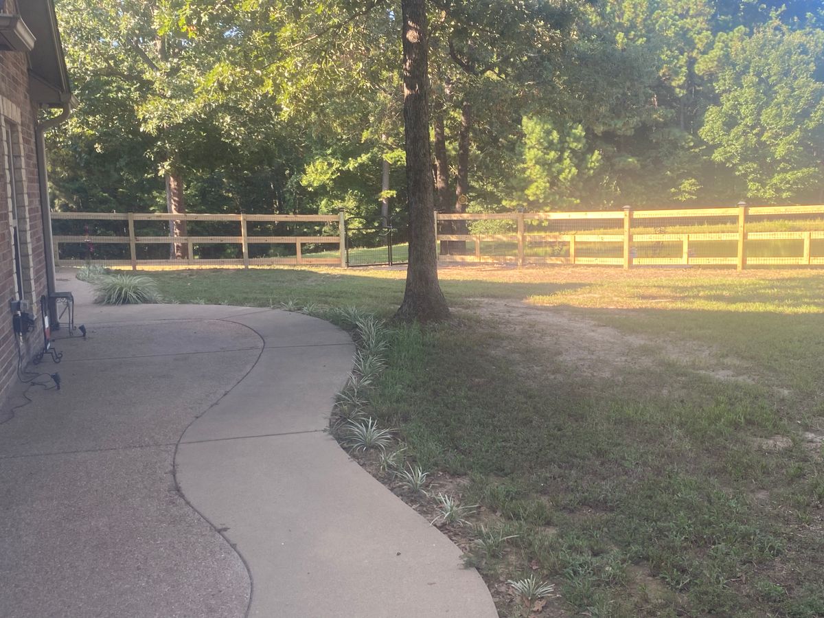 Fence Installation for Aguilar Fencing and Gates in Longview, Texas
