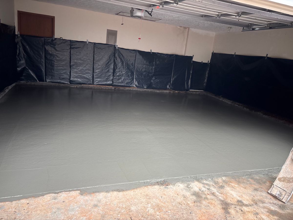 Concrete Slab Construction for A&A CONCRETE LLC in Lake City, GA