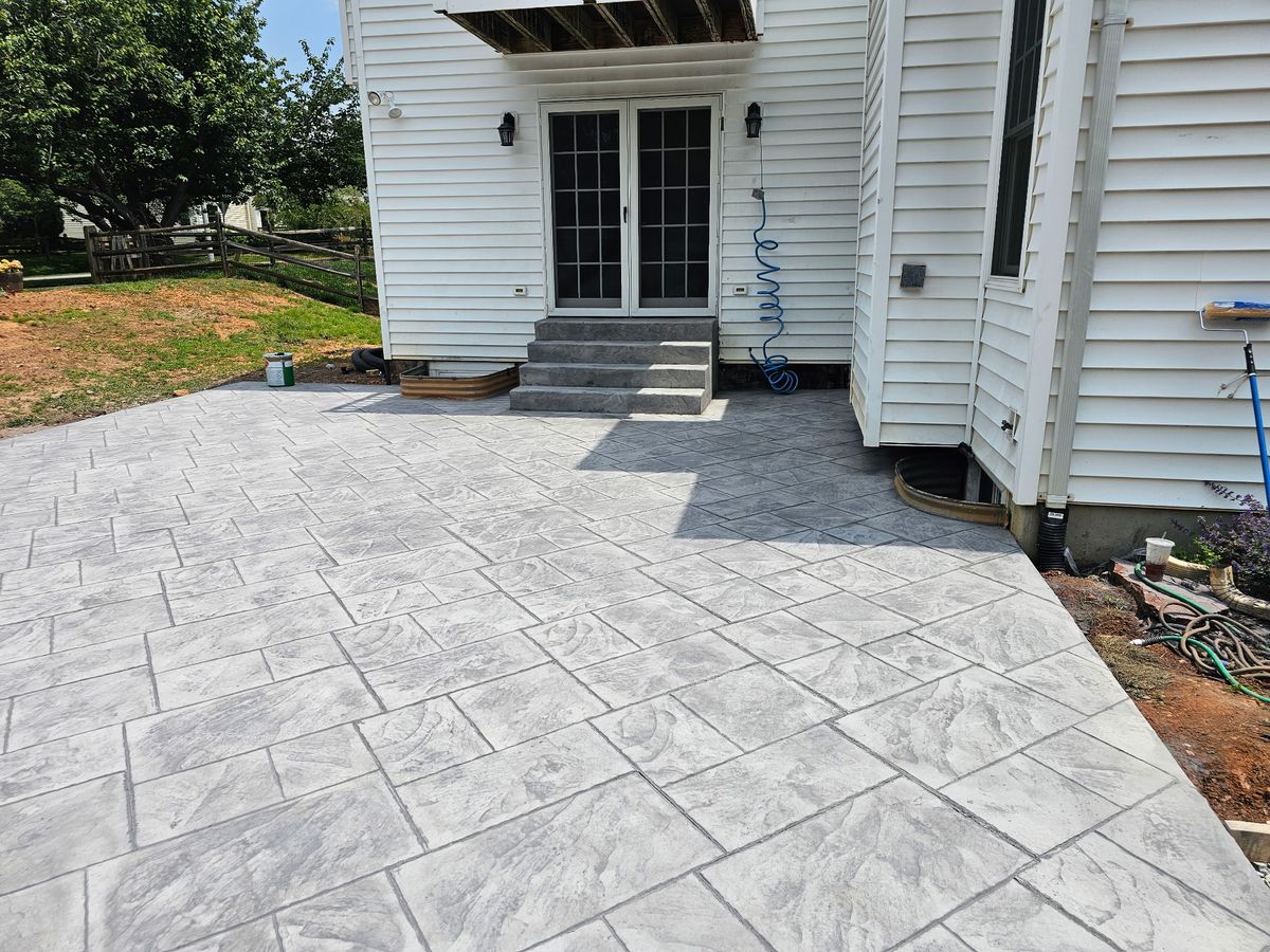 Sidewalk Installation for C&T Concrete in Frederick, MD