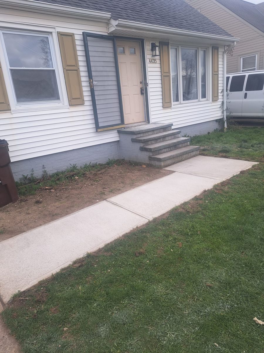 Walkway Installation for DC Masonry in Massillon, OH