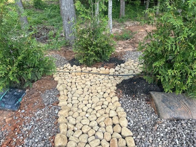 Dry River Creek for GA Supreme Landscaping in Smyrna, GA