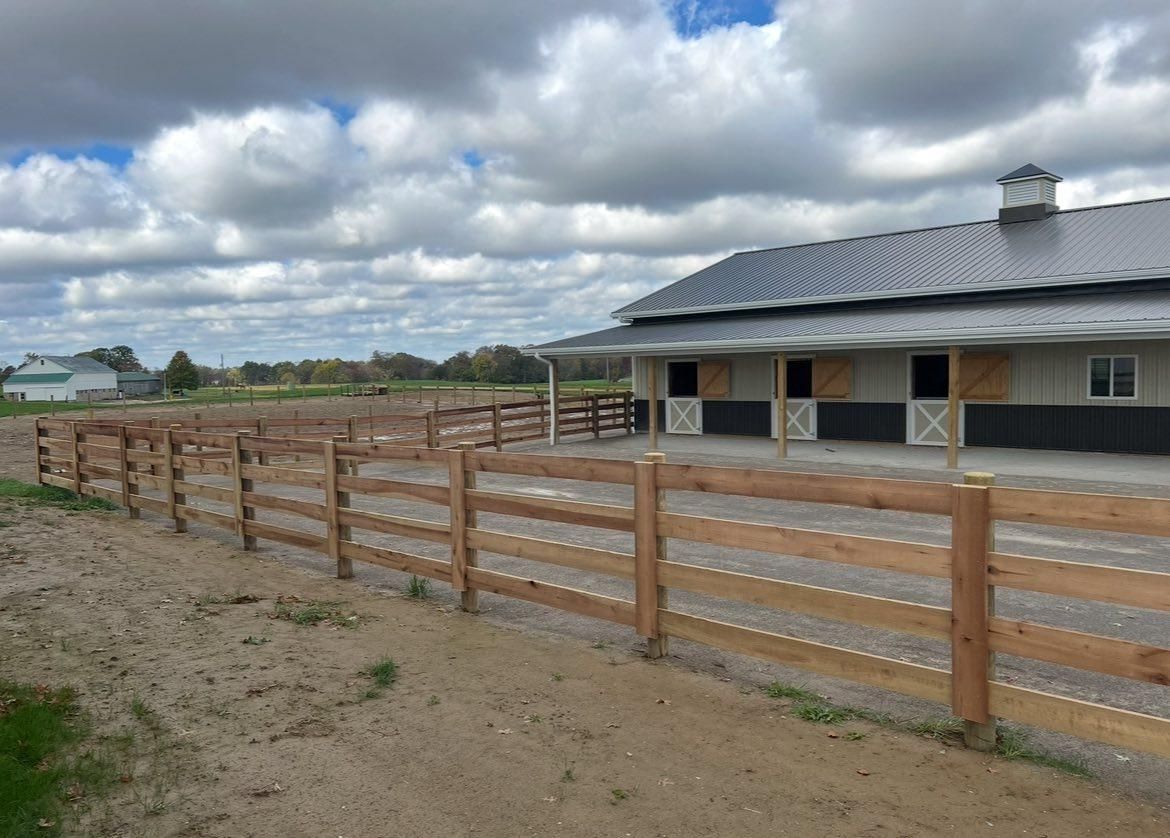 Fence Installation for Double H Fencing in Hartville, OH