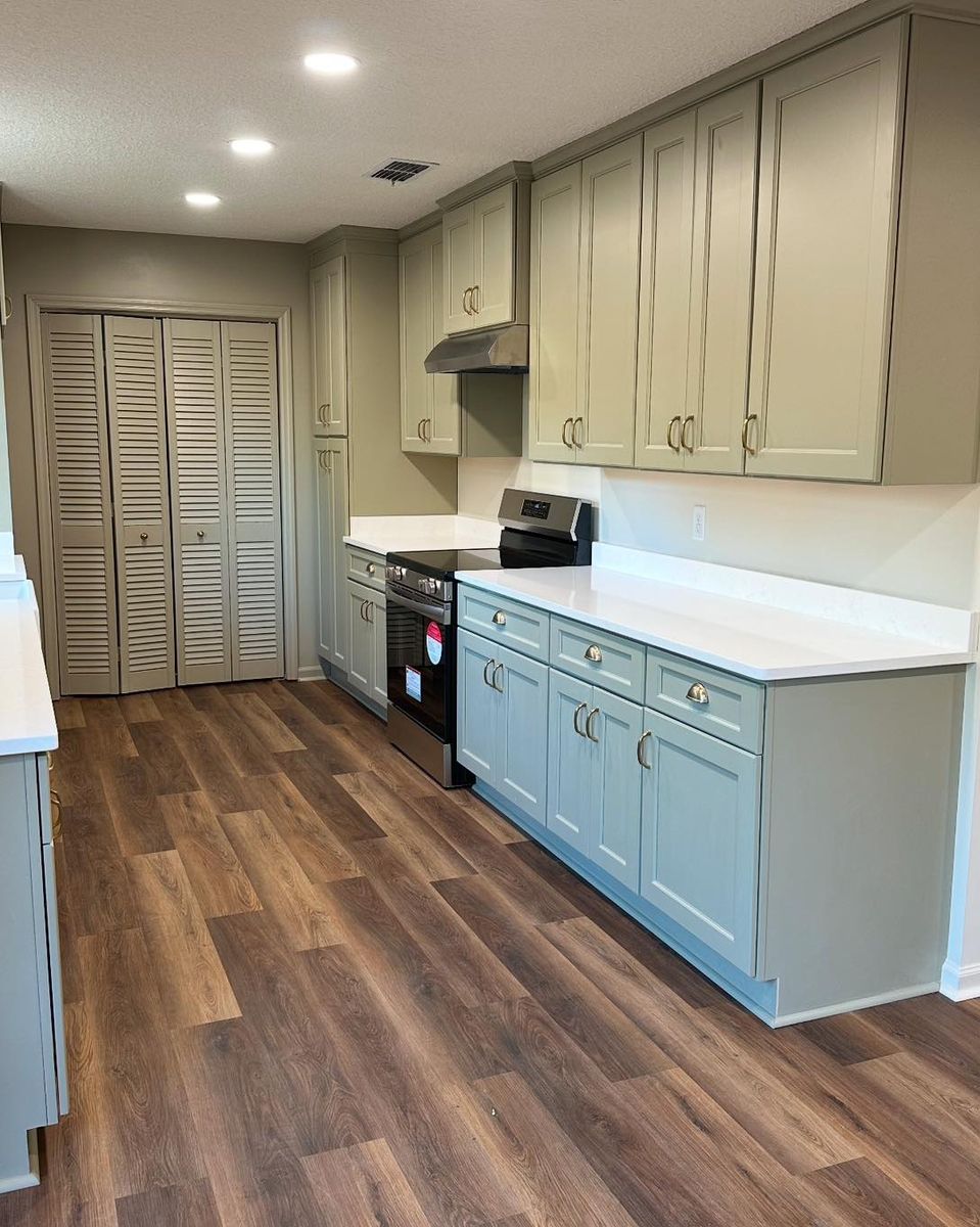 Custom Cabinet Installation for Murray Trades in Patterson, GA