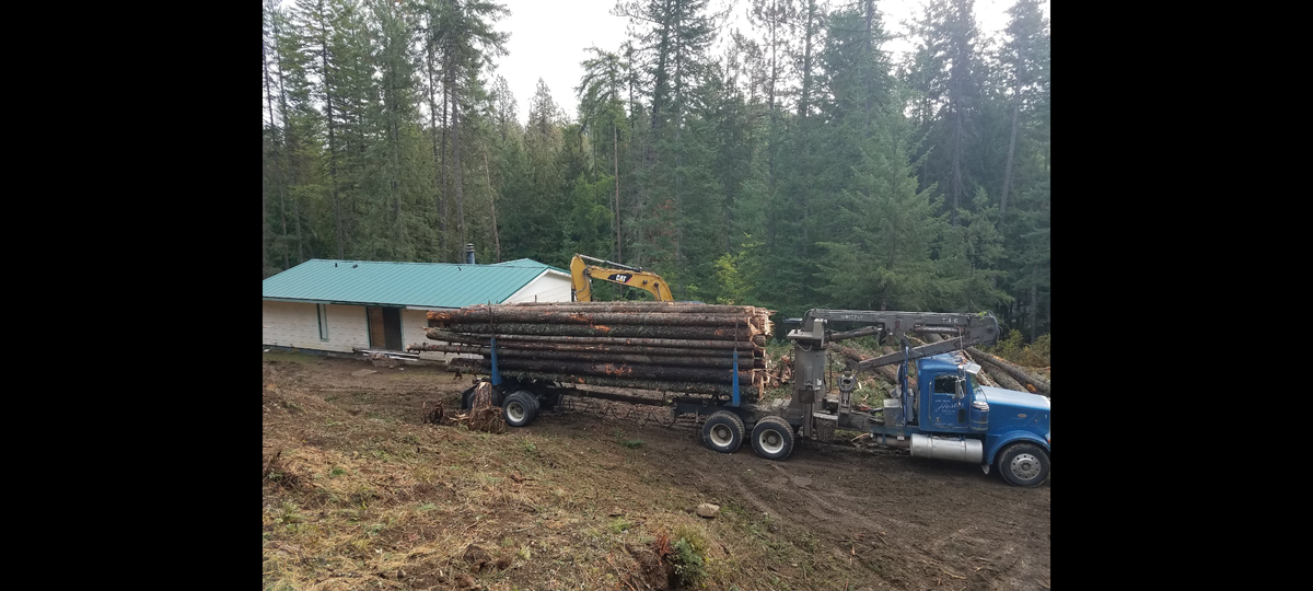 Small Scale Logging for King & Sons Urban Forestry in Coeur d'Alene, ID