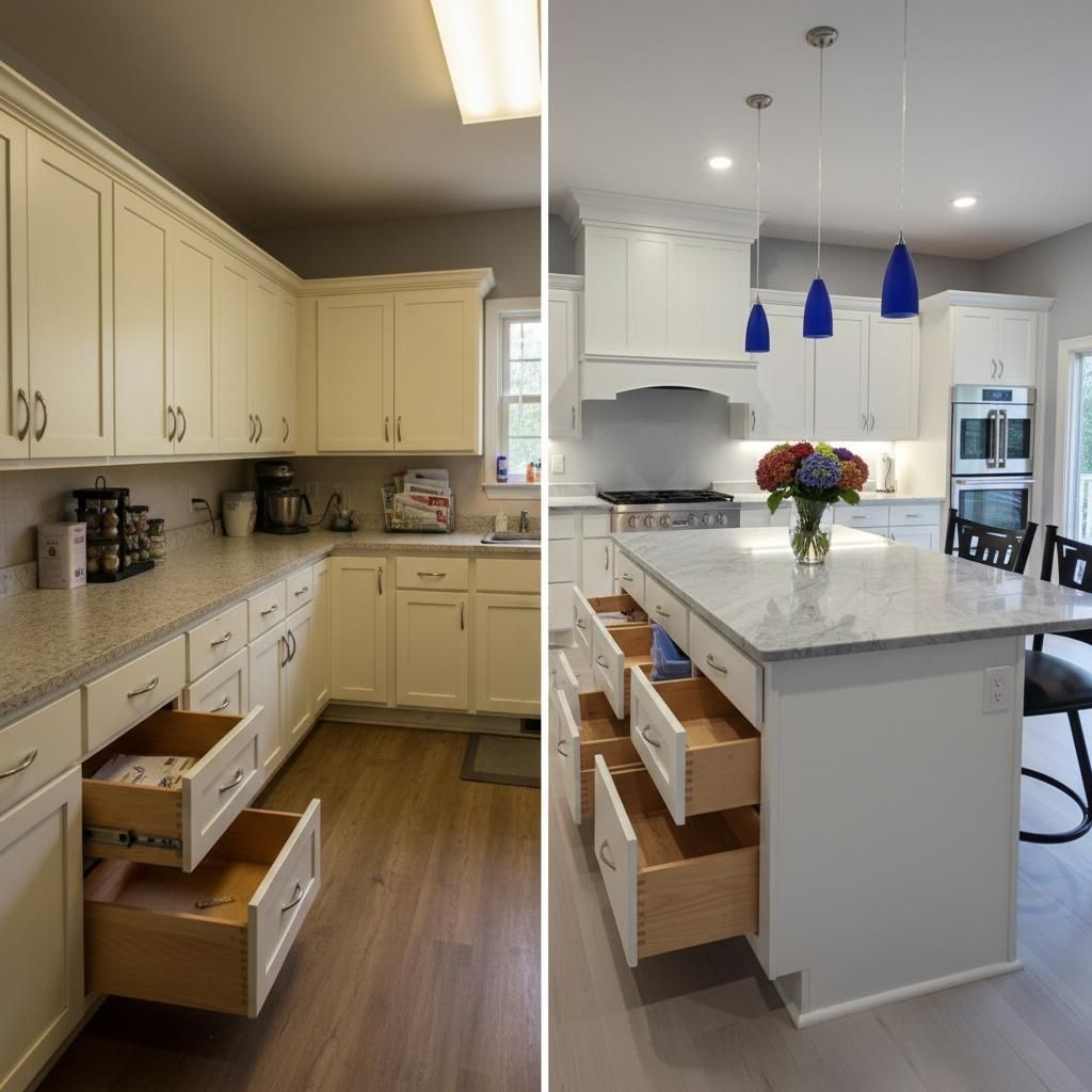 Kitchen Cabinets for Carolina Woodworks in Lyman, SC