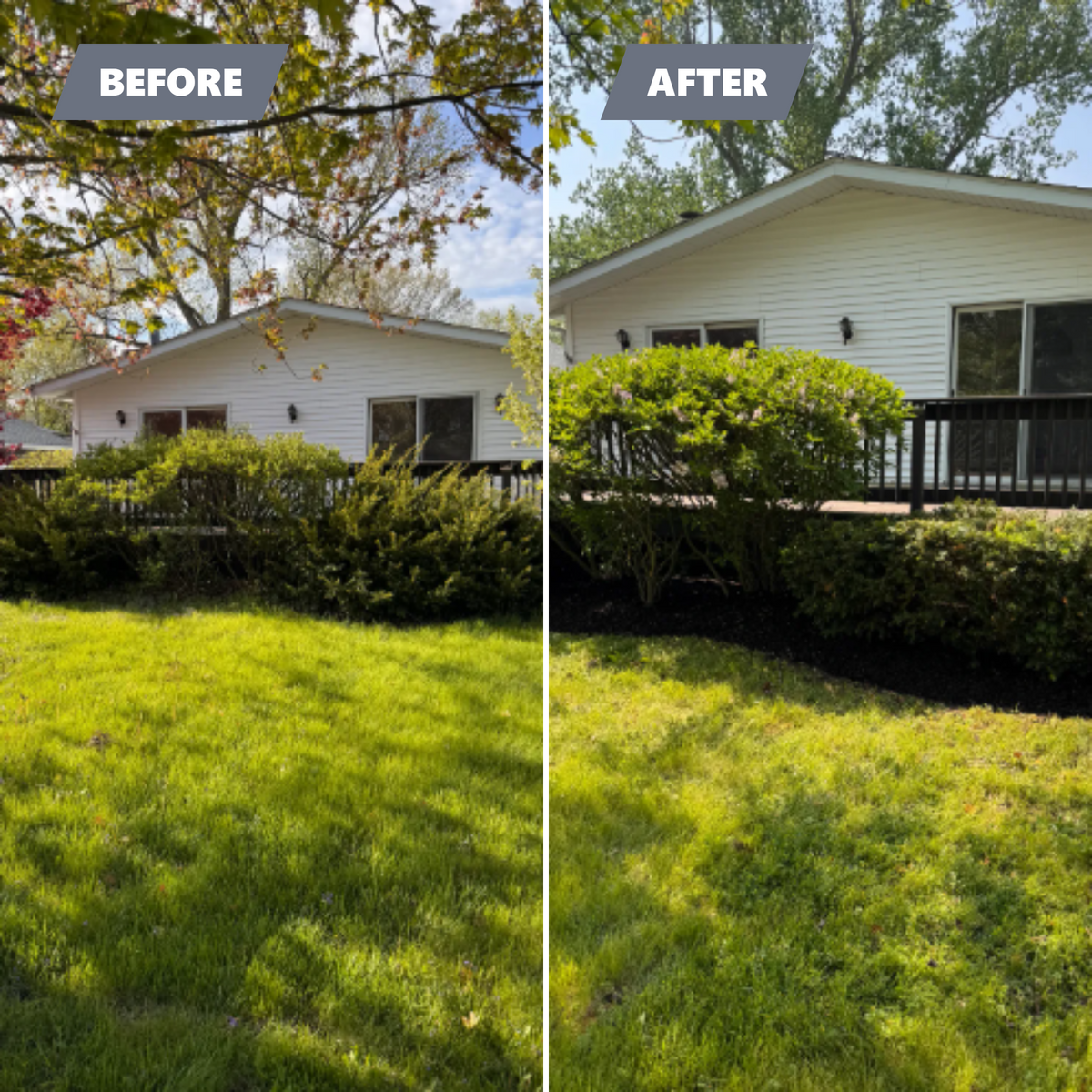 Edging and Mulch Installation for H&L Lawn Care LLC in Twin Lakes, WI