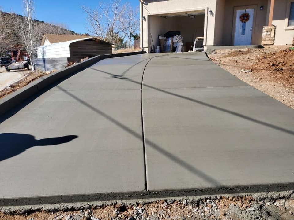 Concrete Driveway Installation for RGZ Contracting in Prescott Valley, AZ