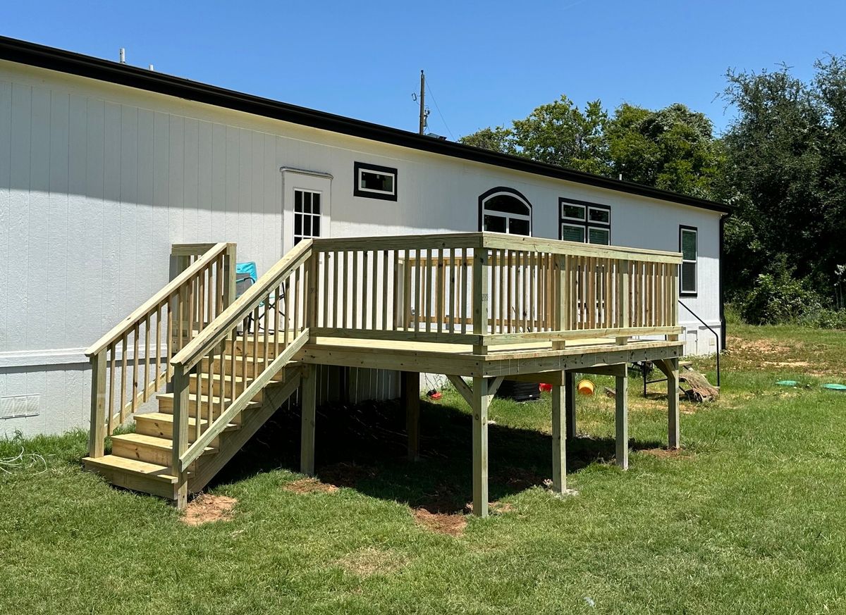 Deck Installation for Timberline Deck & Patio in Covington, TX