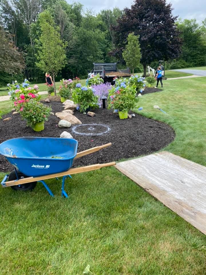 Shrub/Tree/Flower Planting for A & A Lawn Care and OutDoor Services in Girard, PA