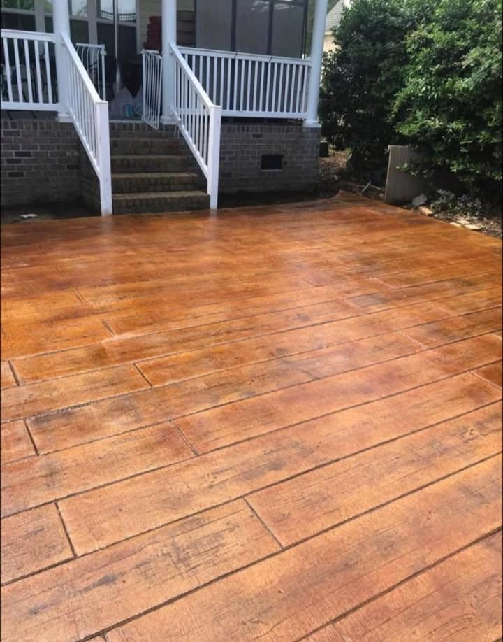 Patio Design & Installation for Concrete Cowboyz in Greenville, NC