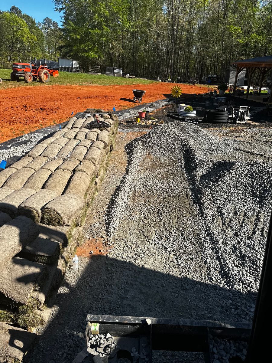 Sod Installation for Cisco Kid Landscaping Inc. in Lincolnton, NC