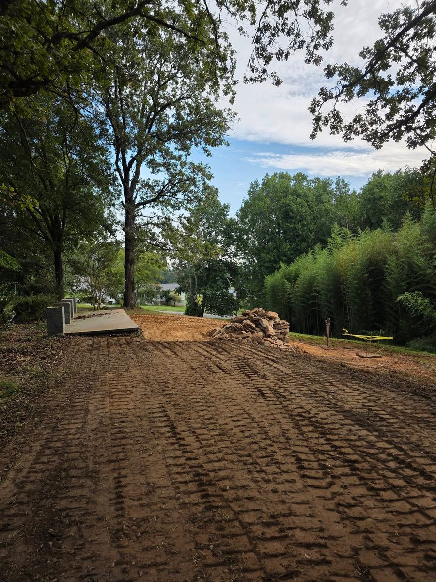 Site Preparation for Bobcat Bob in Clermont, GA