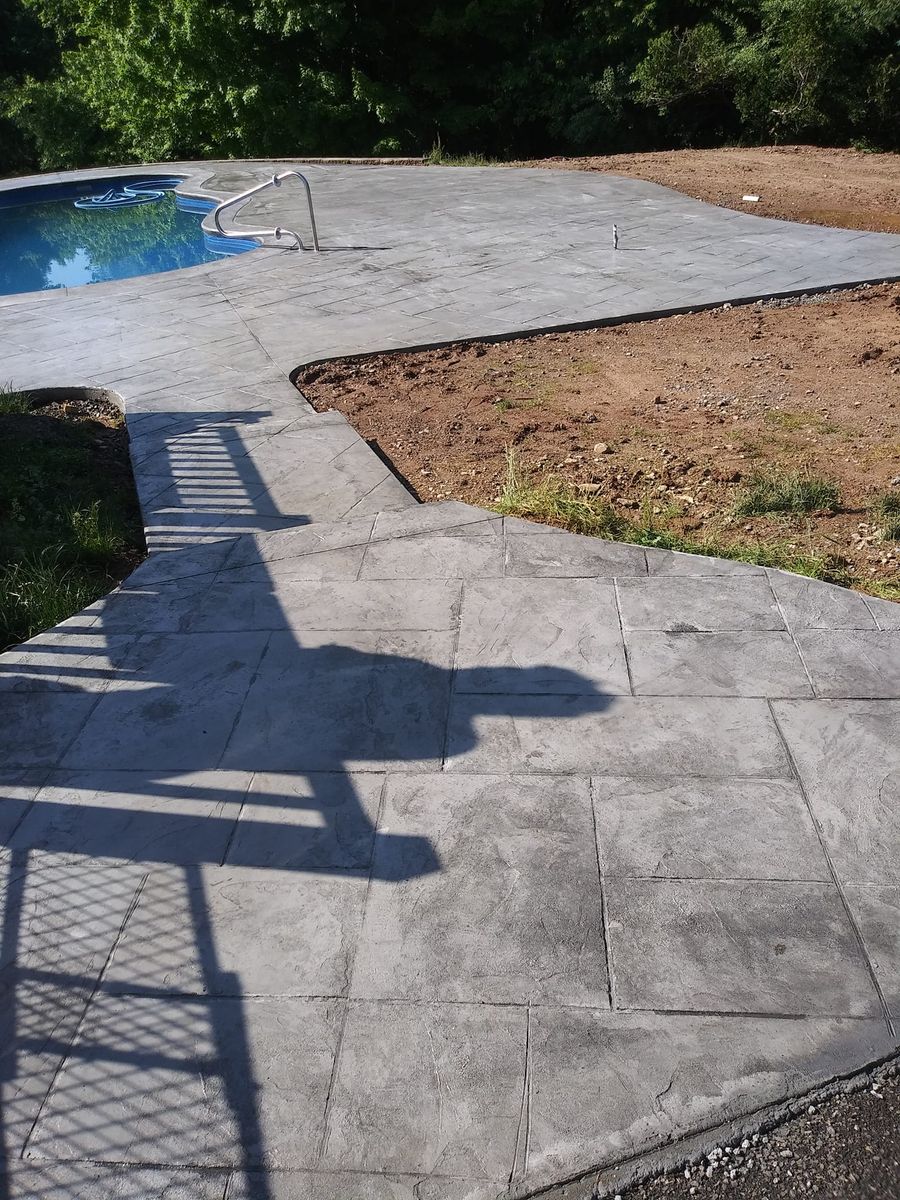 Stamped Concrete for PM Masonry in Manville, NJ