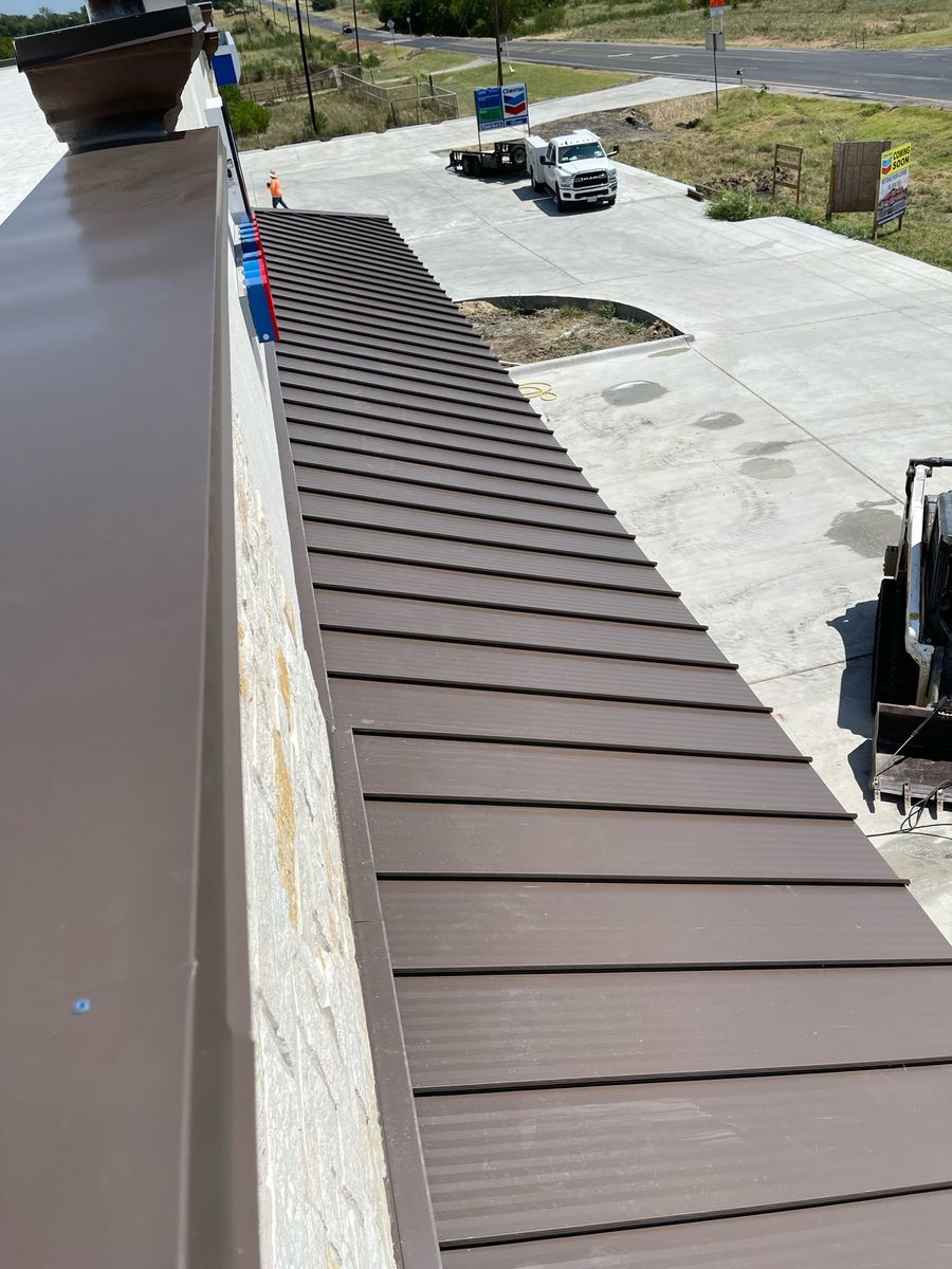 Metal Roofing for Double RR Construction in Royse City, TX