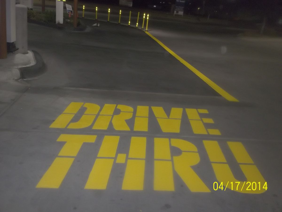 Parking Lot Striping for SDB SERVICES in Dallas, TX