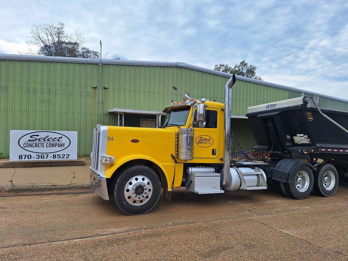 Material Delivery for Select Concrete Company LLC in Monticello, AR