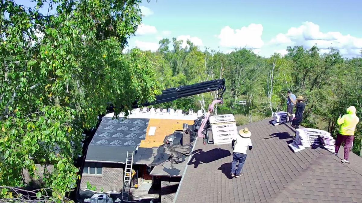 Roofing Replacement for Brad's Home Renovations in Lowry, MN