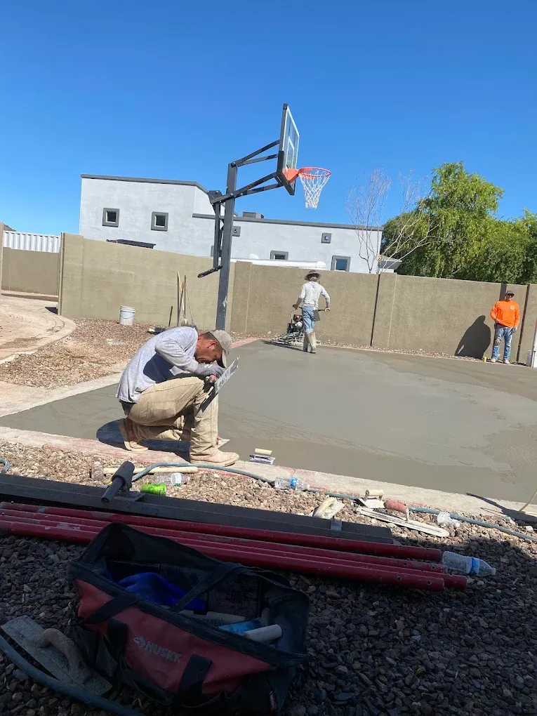 Concrete Slab Construction for Outdoor Pros in Phoenix, AZ