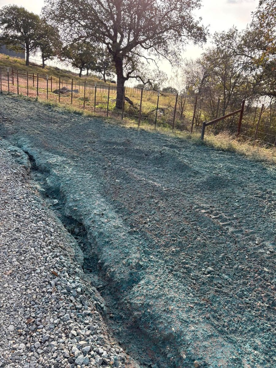 Hydroseeding for Elite Seed and Erosion LLC in McDade, TX