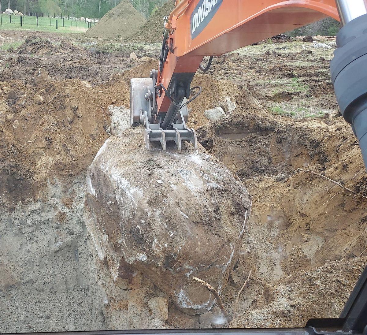 Land Clearing for MJS Excavating in Hardwick, MA