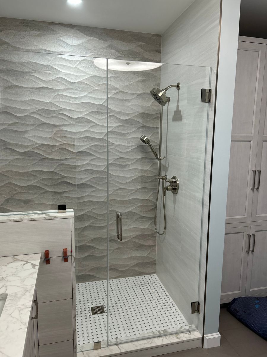 Custom Built Showers for J.Flora Plumbing in Abington, MA