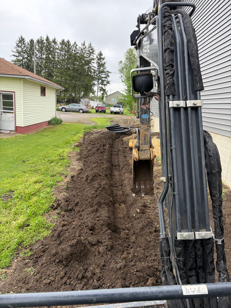 Downspouts/ drainage for Murray Excavation & Site services in Sunbury, OH