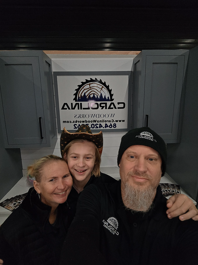 Kitchen Cabinets for Carolina Woodworks in Lyman, SC