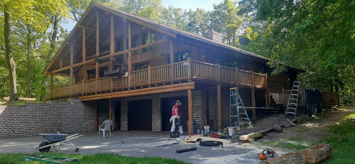 Log Cabin Restoration for Final Coat Drywall & Painting LLC in Hendrix , MN