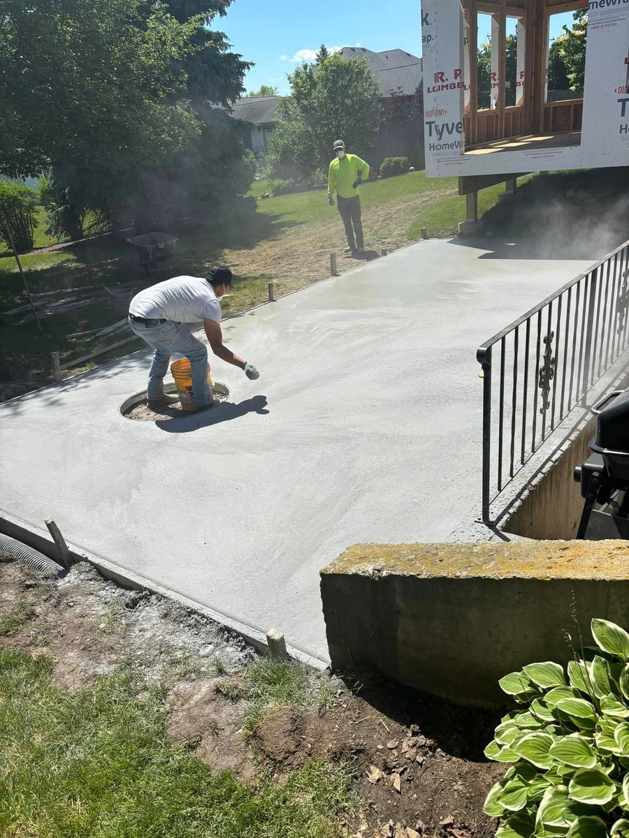 Concrete for CLC Construction in Maple Park,, IL