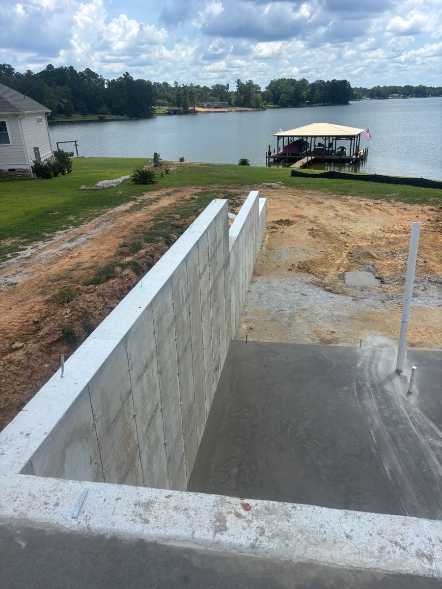 Poured Concrete Walls for Baer & Sons Concrete in Greenwood County, SC
