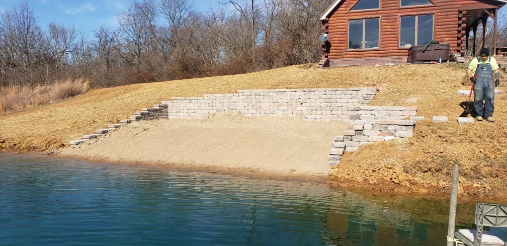 Landscape Installation for Mayfield Landscaping in Staunton, IL