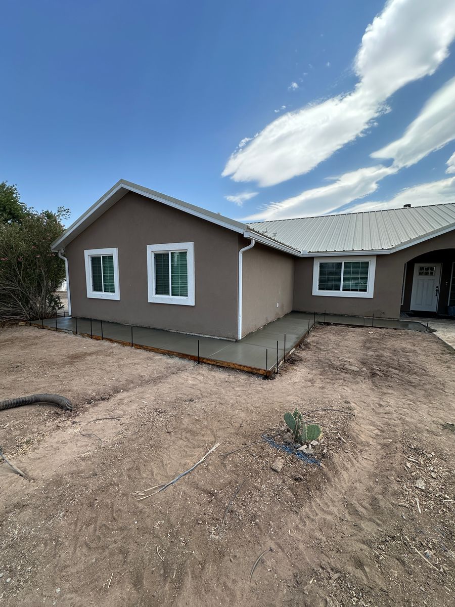 Sidewalk Installation for American Concrete Placement in Camp Verde, AZ