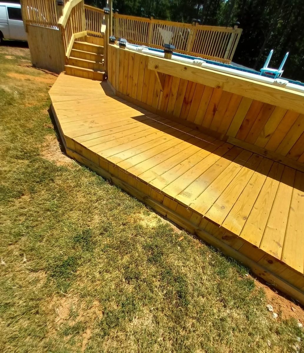 Deck Construction for All Out Construction in Atlanta, GA
