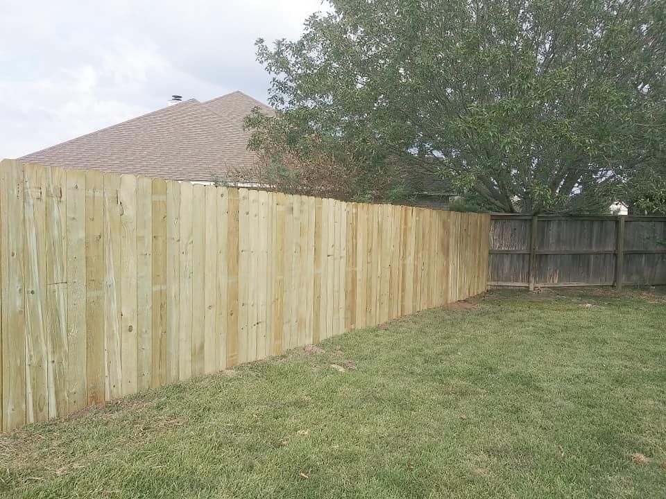 Fence work for Better All Construction in Bryan, TX