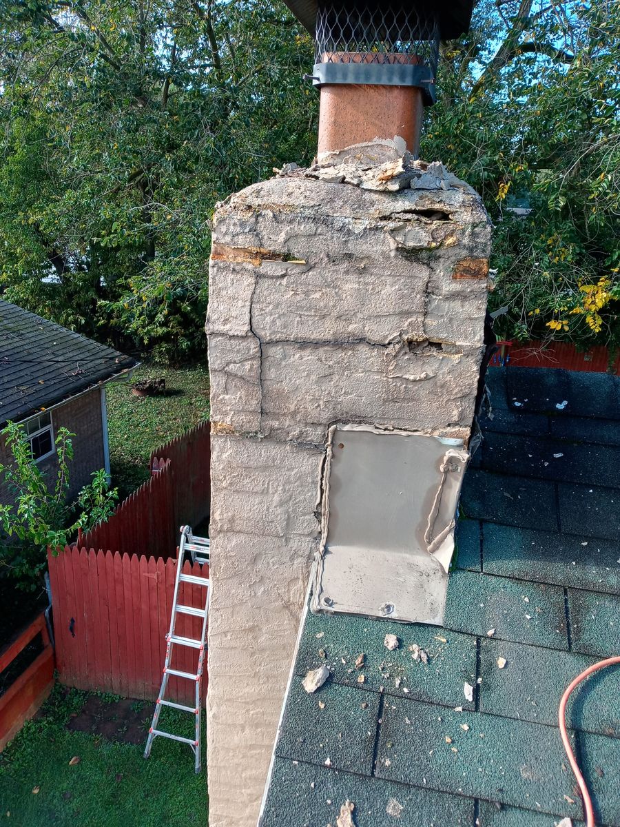 Chimney flashing for Precious Roofing in Madeira, OH