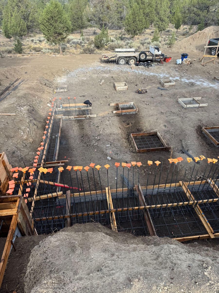 Excavation for TJR Concrete and Construction in Bend, OR
