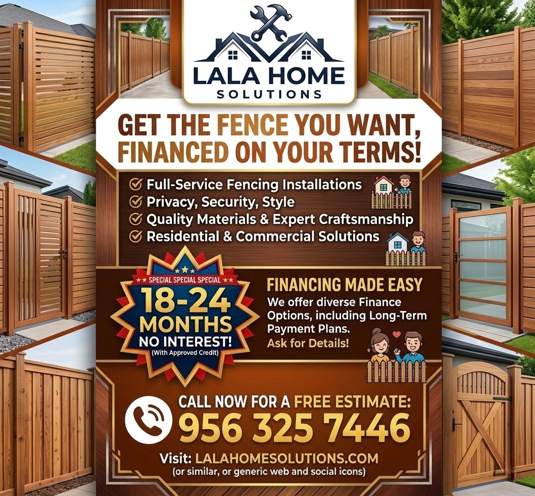 Fencing for Lala Home Solutions in San Juan, TX