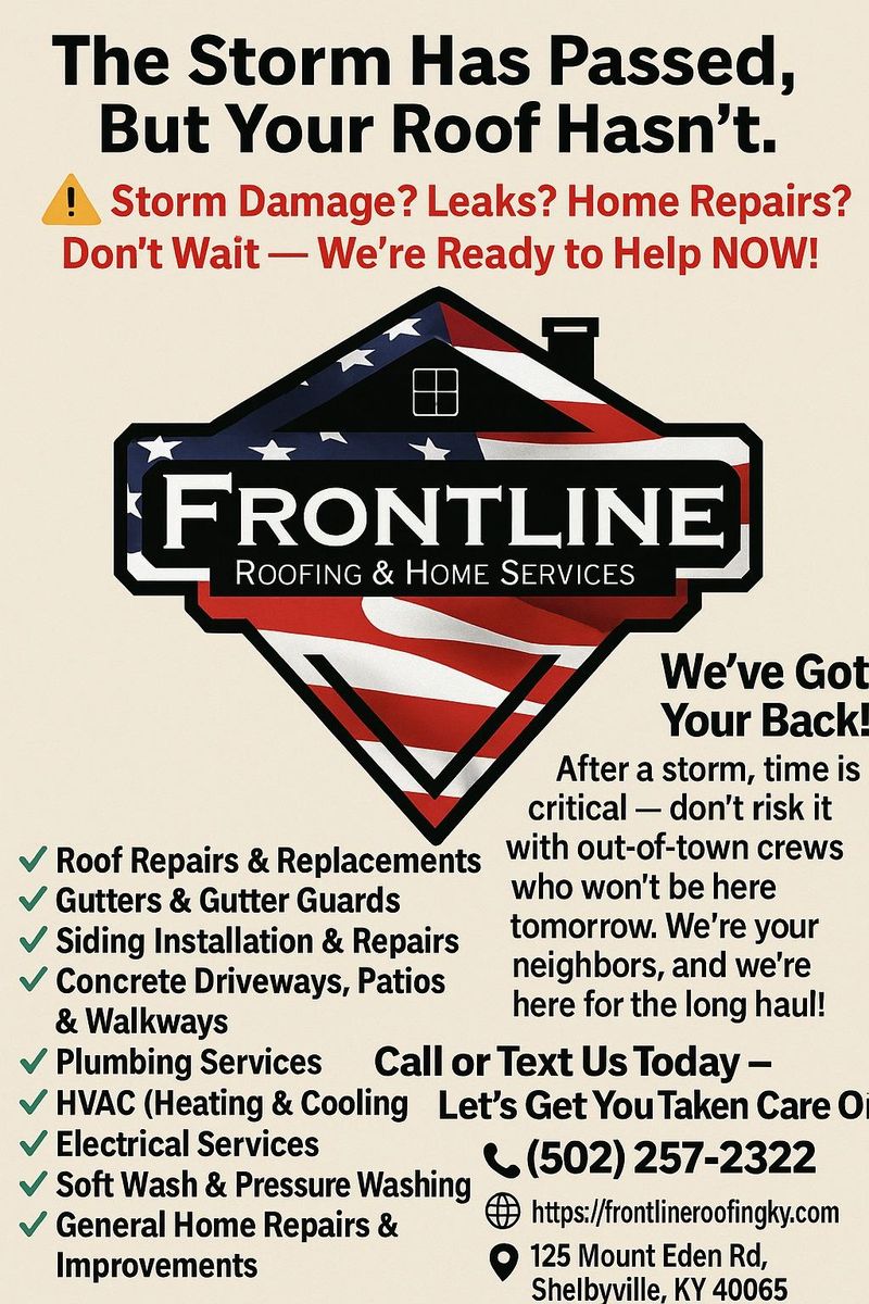 Other Services for Frontline Roofing & Home Services in Shelbyville, KY
