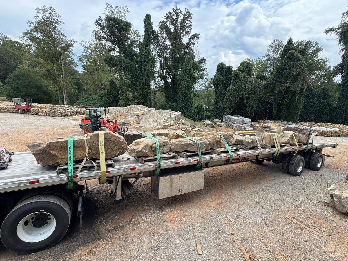 Thick Long Fieldstone for Stone Trade Of North Georgia in Milton, GA