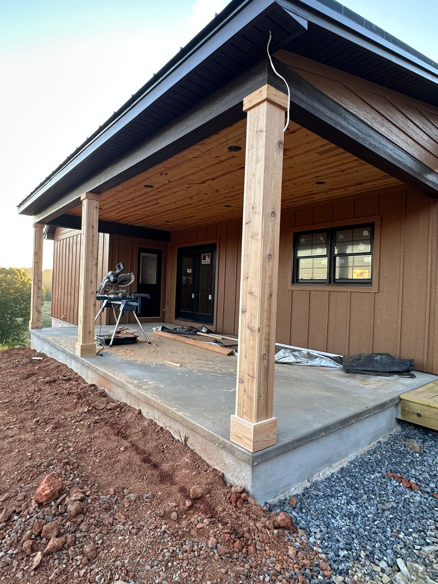 Porches for G.S. Home Solutions in Bedford County, VA