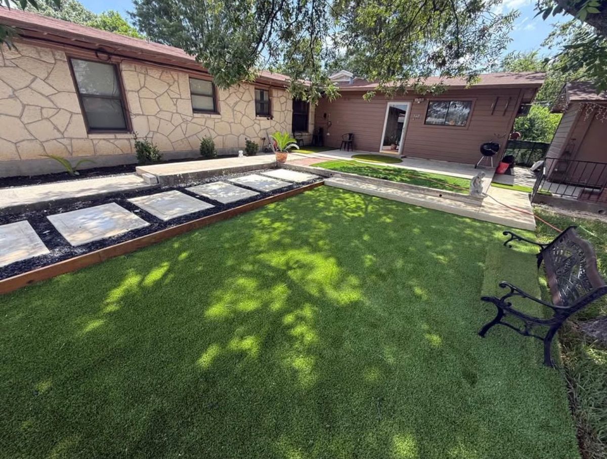 Turf Installation for Creative Edge Co. in San Antonio, TX