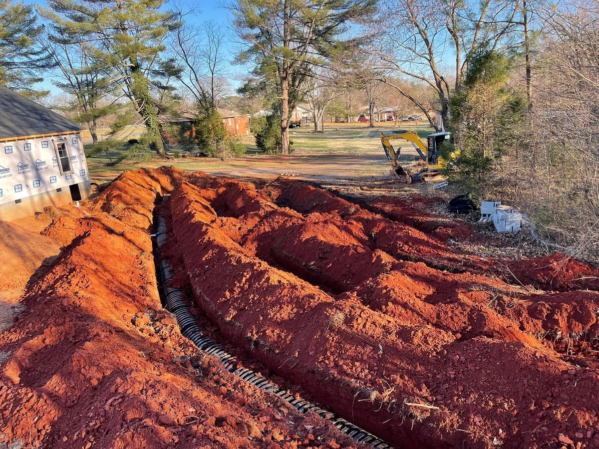 Septic Tank Installation for Williams Excavating in Statesville, NC