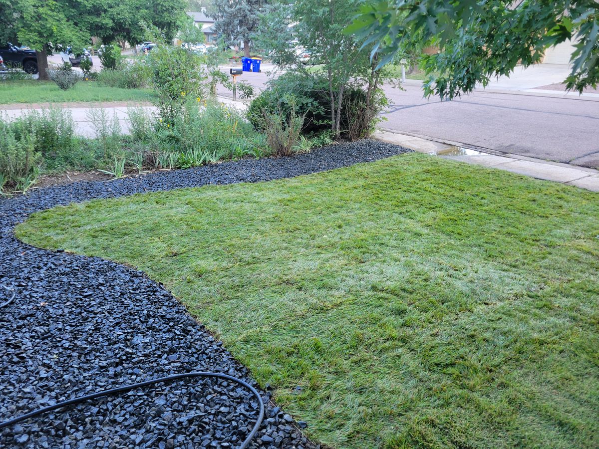 Mulch Installation for JS Landscaping Colorado in Denver, CO