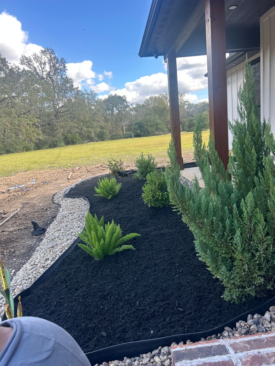 Lawn Maintenance for JR’s Construction and Fencing in Liberty, TX